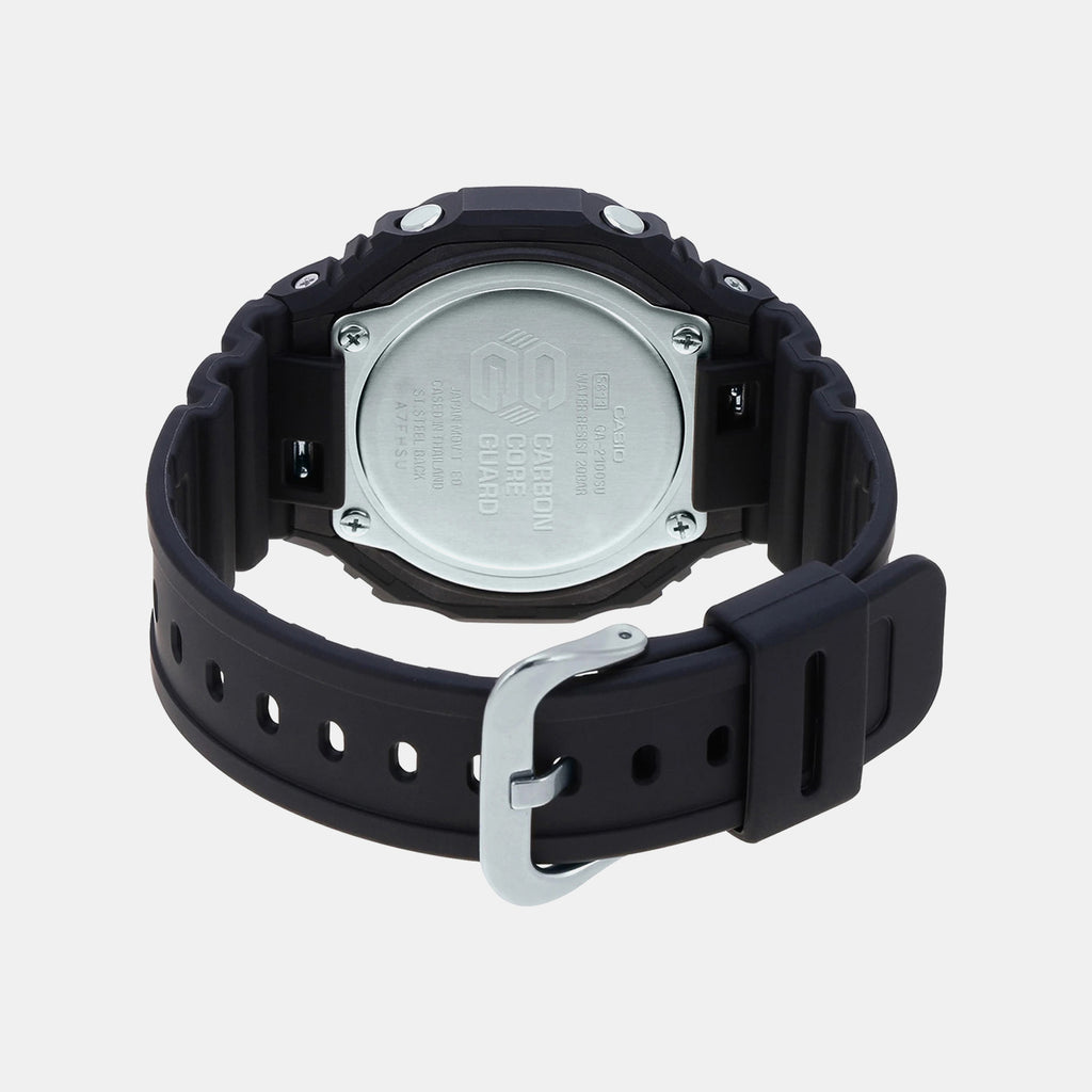 G-Shock Men Quartz Black Dial Analog-Digital Resin Watch G1047
