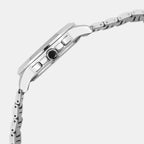 Men Quartz Black Dial Multi-Function Stainless Steel Watch G1051M-M1104