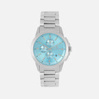 Men Quartz Blue Dial Multi-Function Metal Watch G1051M-M1120