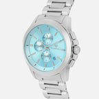Men Quartz Blue Dial Multi-Function Metal Watch G1051M-M1120