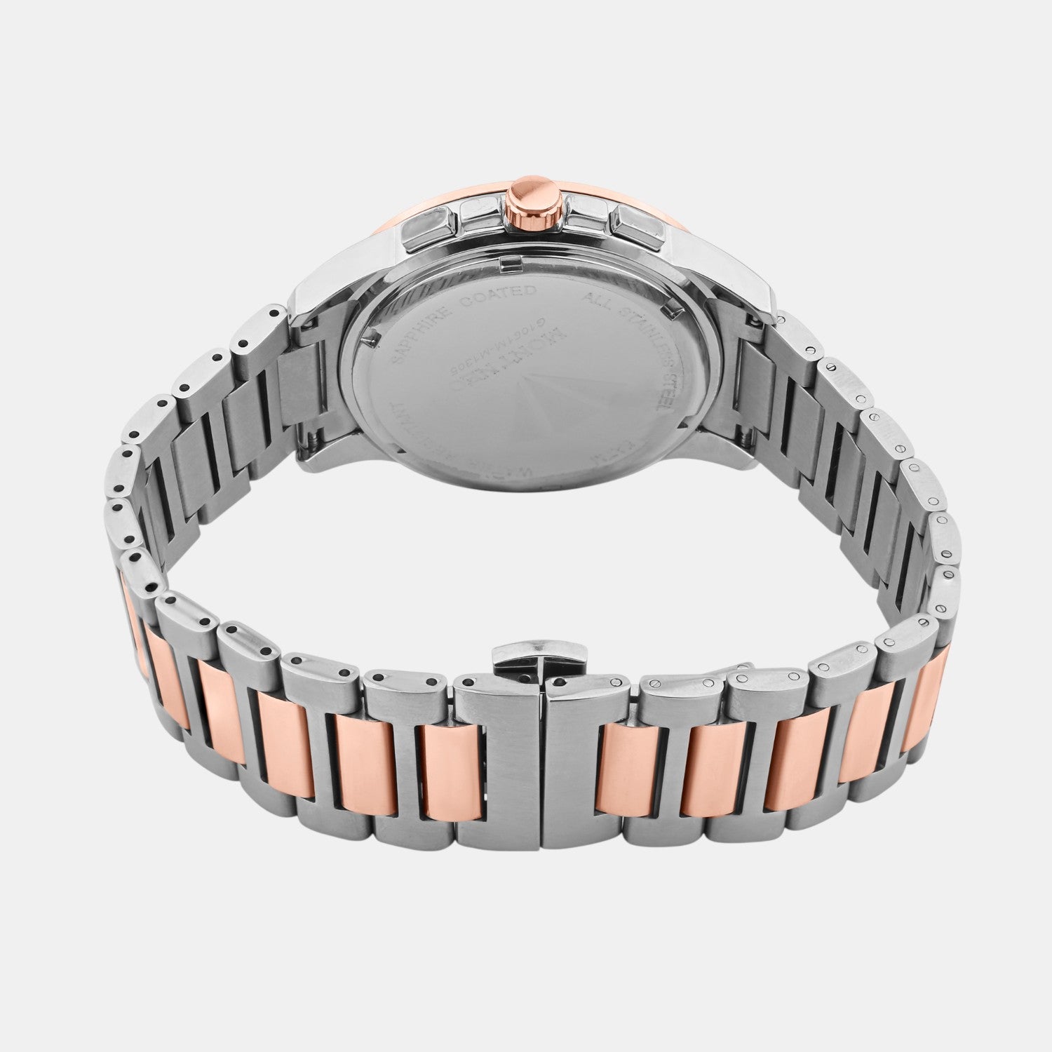 Men Quartz Blue Dial Multi-Function Stainless Steel Watch G1051M-M1305