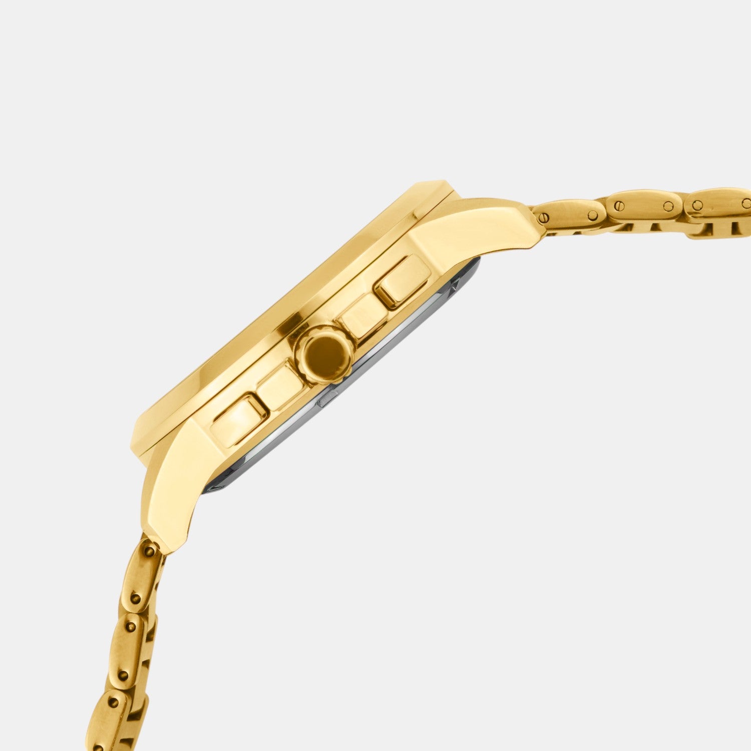 Men Quartz Silver Dial Multi-Function Stainless Steel Watch G1051M-M2203