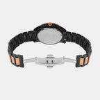 Men Quartz Black Dial Multi-Function Metal Watch G1051M-M4304