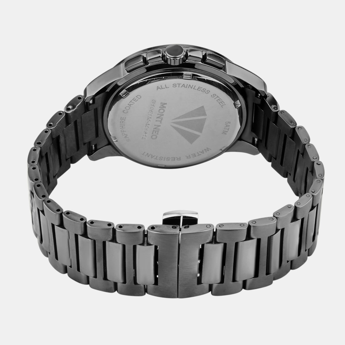 Men Quartz Red Dial Analog Stainless Steel Watch G1051M-M8812