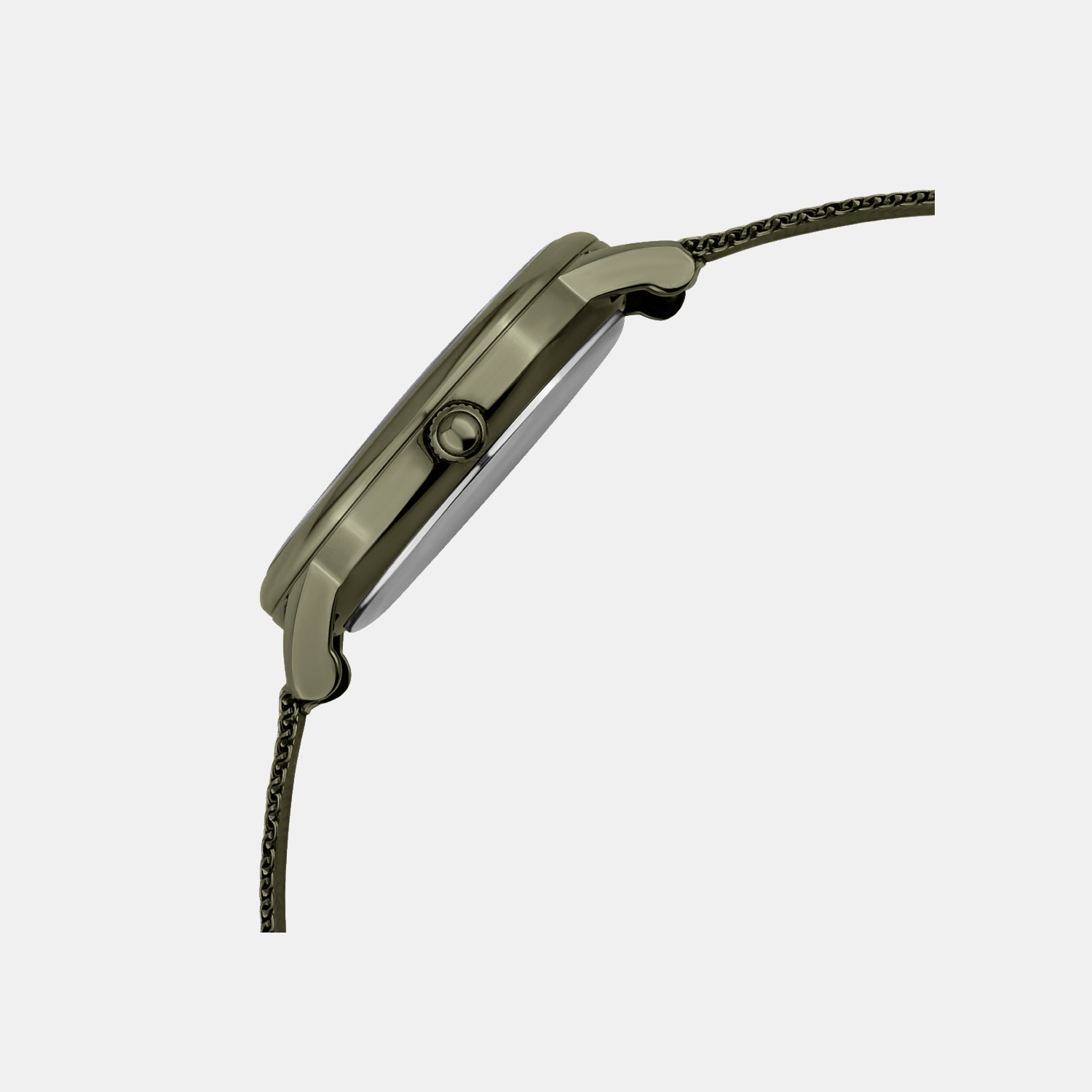 Men Quartz Green Dial Analog Mesh Watch G1052E-B101014