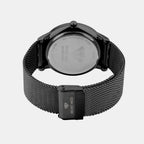 Men Quartz Red Dial Analog Mesh Watch G1052E-B4412