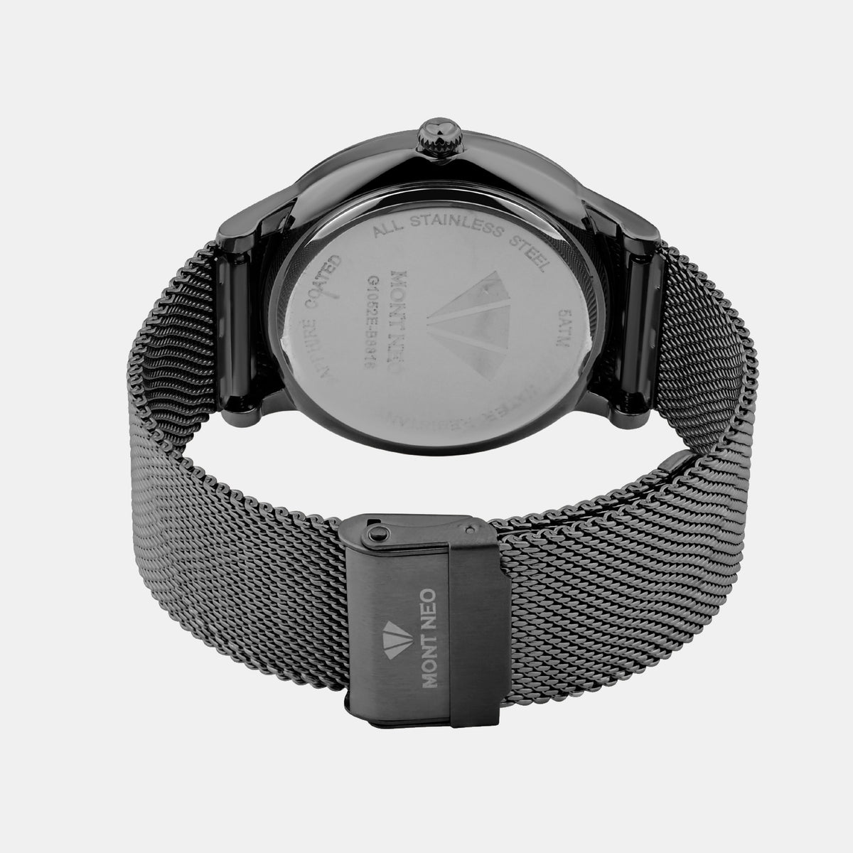 Men Quartz Grey Dial Analog Stainless Steel Watch G1052E-B8816