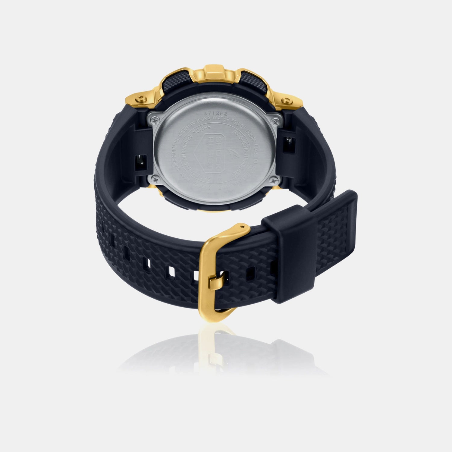 G-Shock Men Quartz Gold Dial Analog-Digital Resin Watch G1053