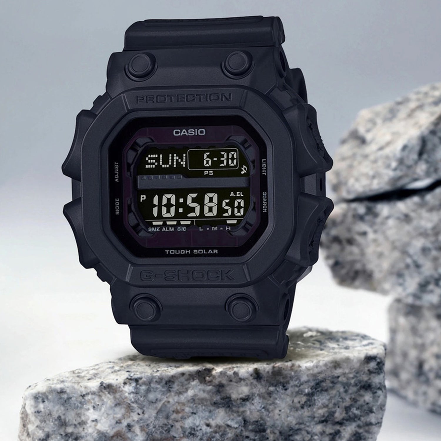 G-Shock Men Quartz Black Dial Digital Resin Watch G1056