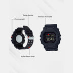 G-Shock Men Quartz Black Dial Digital Resin Watch G1056