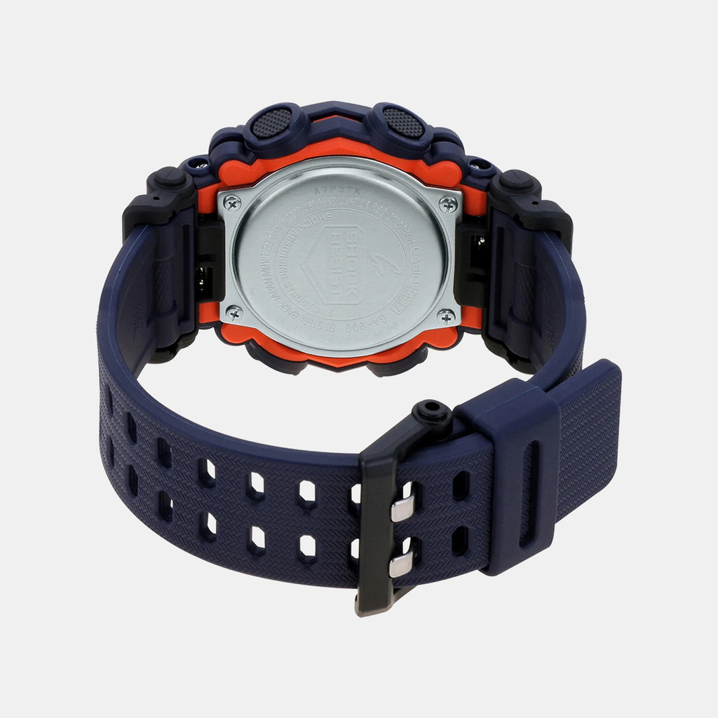 G-Shock Men Quartz Blue Dial Analog-Digital Resin Watch G1058