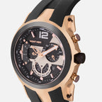 Men Quartz Black Dial Multi-Function Silicone Watch G1059C-P3404