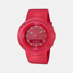 G-Shock Men Quartz Red Dial Analog-Digital Resin Watch G1081