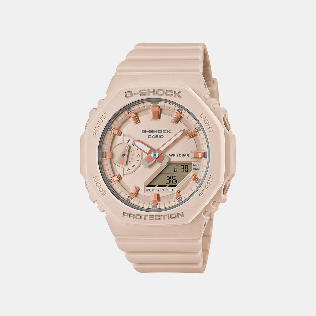 G-Shock Women Quartz Pink Dial Analog-Digital Resin Watch G1109
