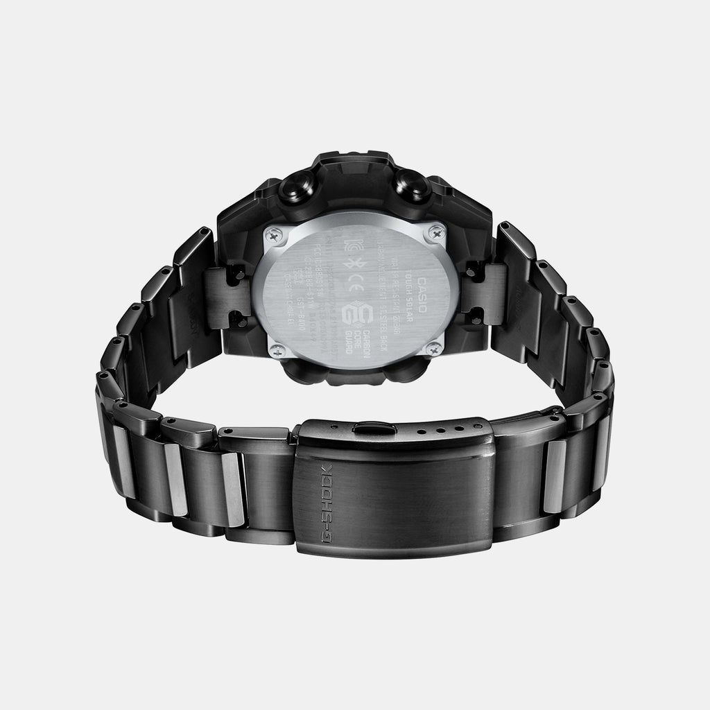 G-Shock Men Quartz Blue Dial Analog-Digital Stainless Steel Watch G1122