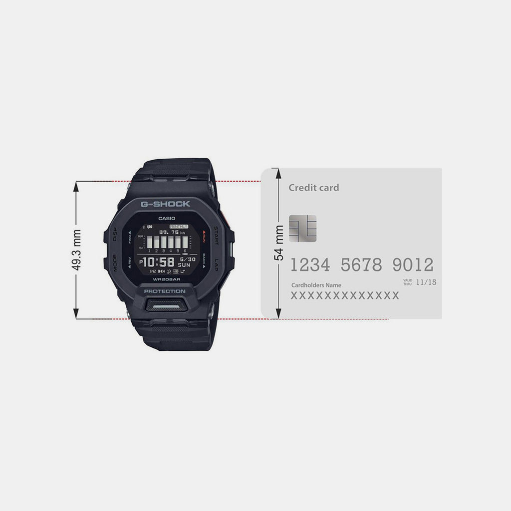 G-Shock Men Quartz Black Dial Digital Resin Watch G1146