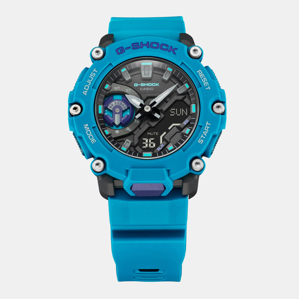 G-Shock Men Quartz Blue Dial Analog Resin Watch G1152