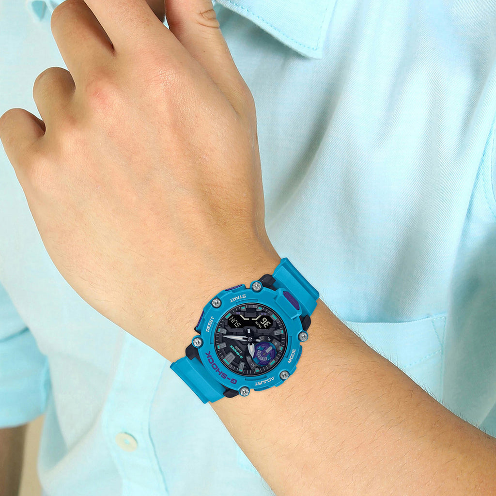 G-Shock Men Quartz Blue Dial Analog Resin Watch G1152
