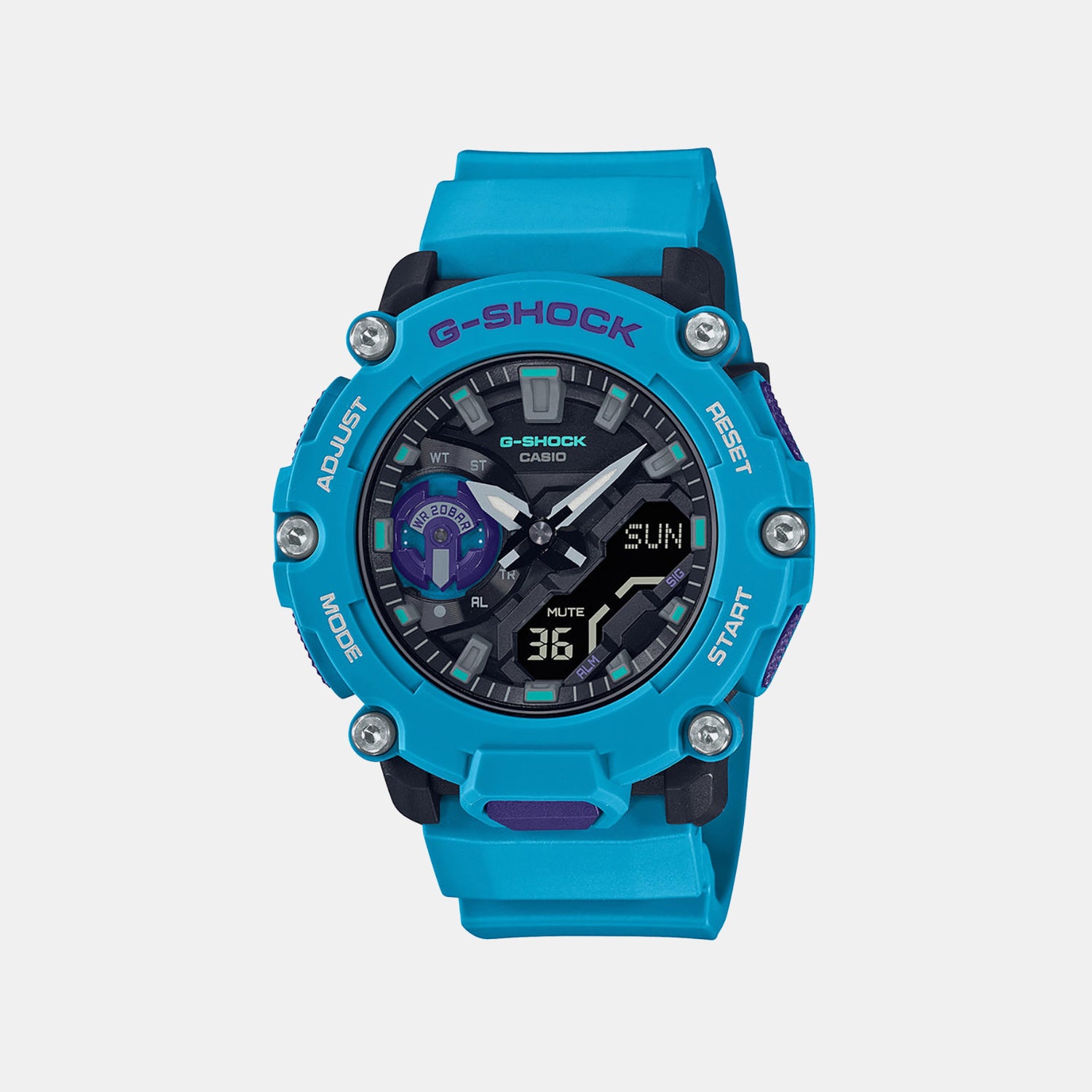 G-Shock Men Quartz Blue Dial Analog Resin Watch G1152