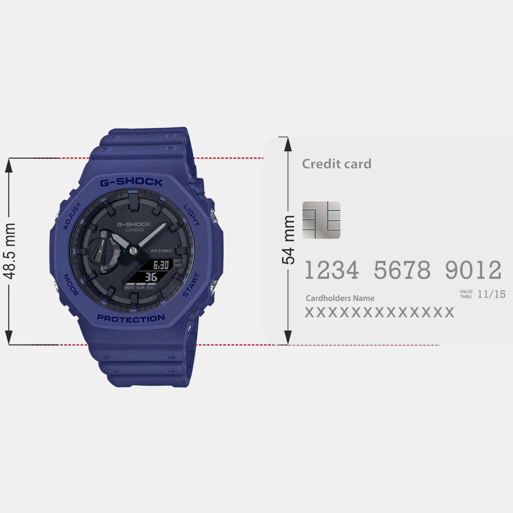 G-Shock Men Quartz Black Dial Analog-Digital Resin Watch G1156