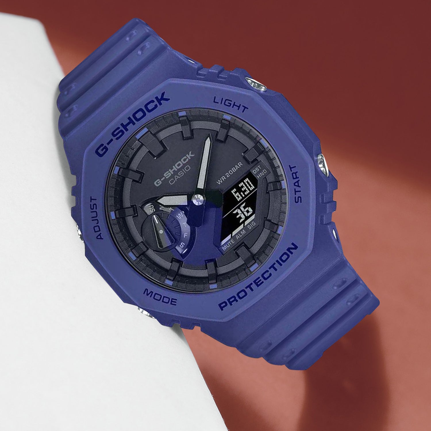 G-Shock Men Quartz Black Dial Analog-Digital Resin Watch G1156