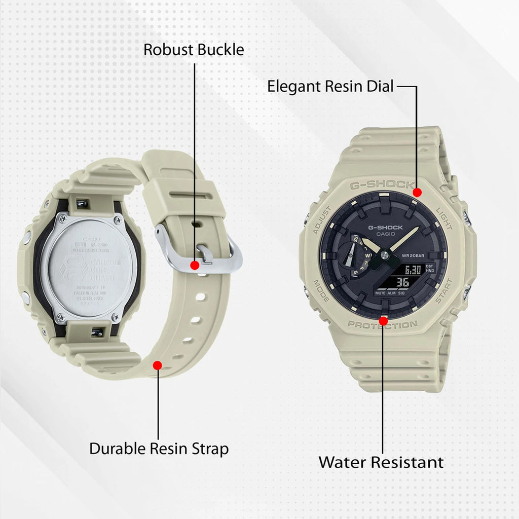 G-Shock Men Quartz Black Dial Analog-Digital Resin Watch G1157