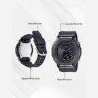 G-Shock Women Quartz Black Dial Analog-Digital Resin Watch G1164