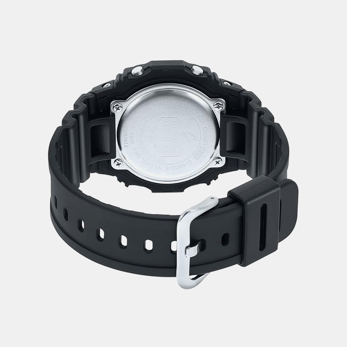 G-Shock Men Solar Black Dial Digital Resin Watch G1166