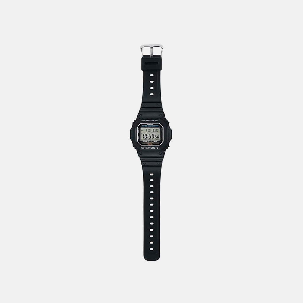 G-Shock Men Solar Black Dial Digital Resin Watch G1166