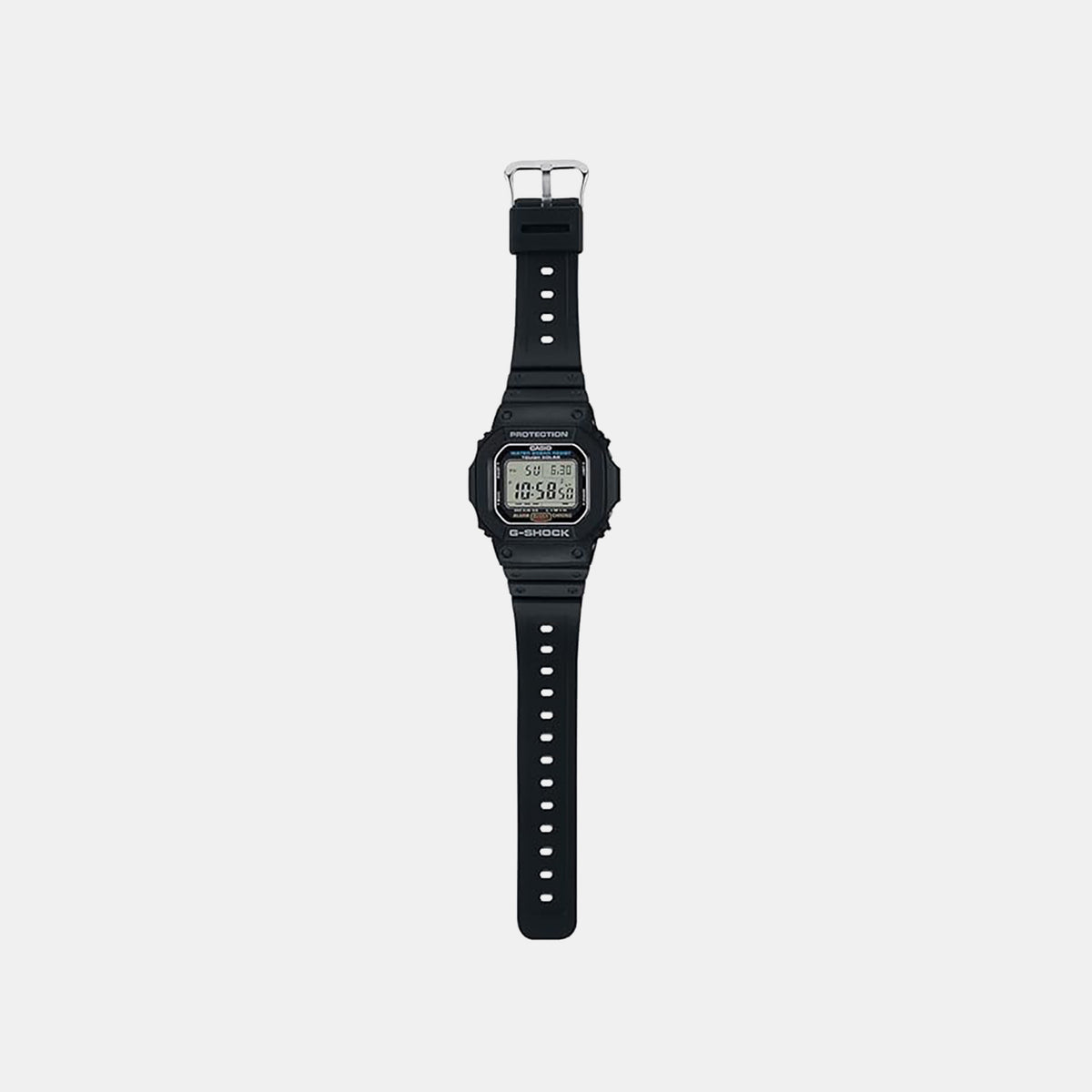 G-Shock Men Solar Black Dial Digital Resin Watch G1166