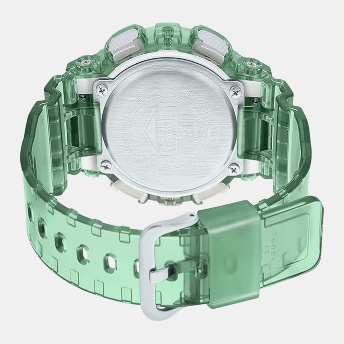 G-Shock Women Quartz Green Dial Analog-Digital Resin Watch G1223