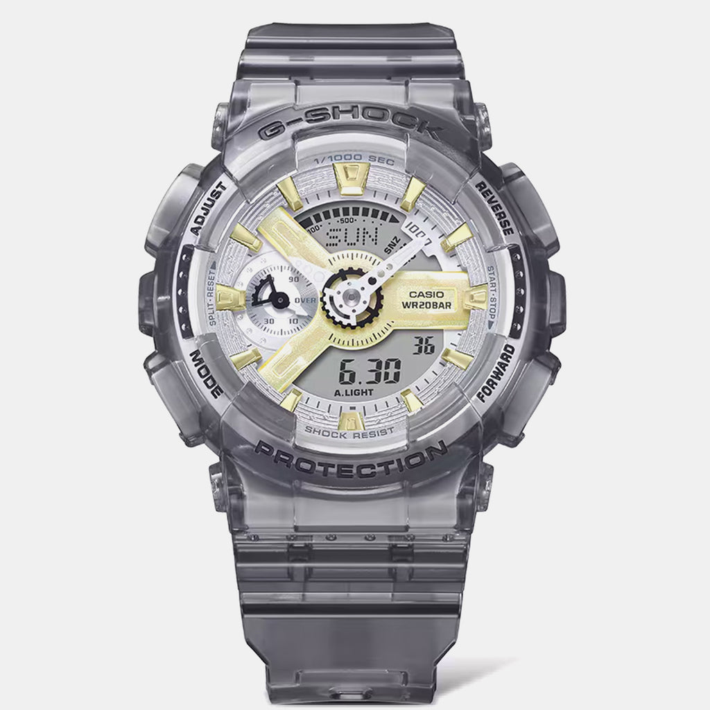 G-Shock Women Quartz Grey Dial Analog-Digital Resin Watch G1224