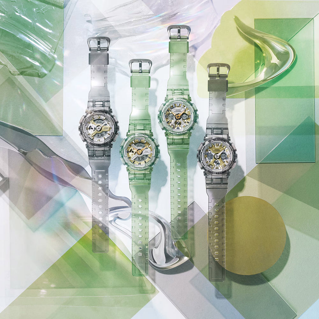 G-Shock Women Quartz Grey Dial Analog-Digital Resin Watch G1224