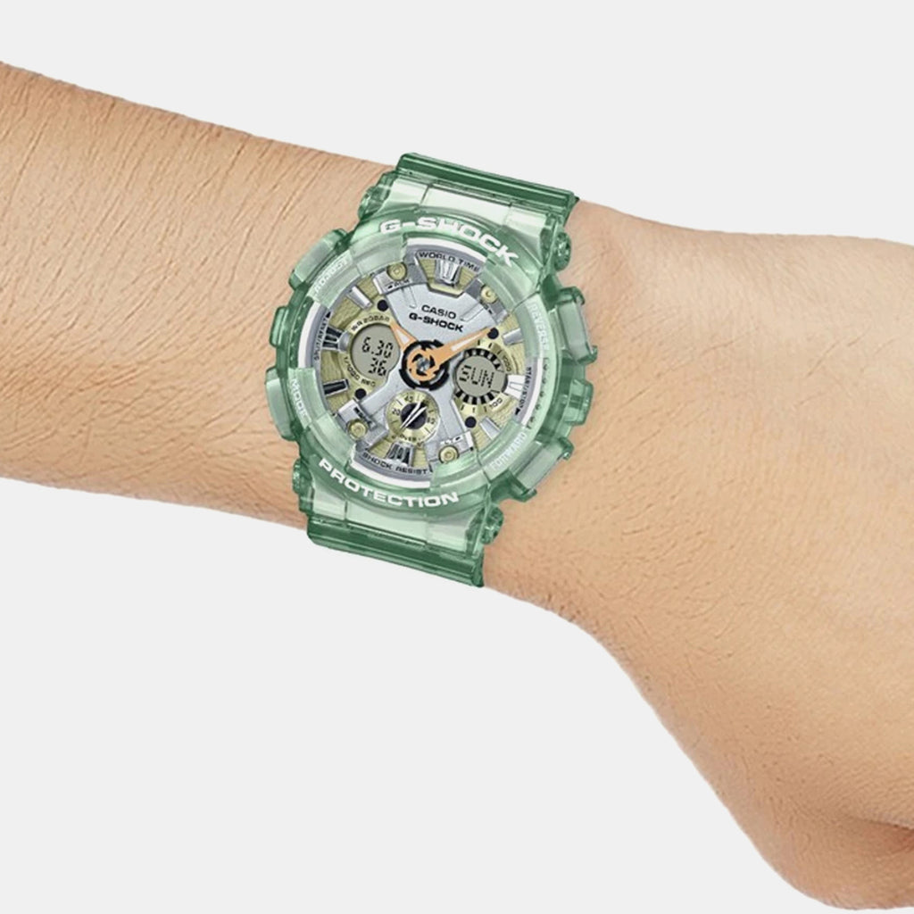 G-Shock Women Quartz Grey Dial Analog-Digital Resin Watch G1225