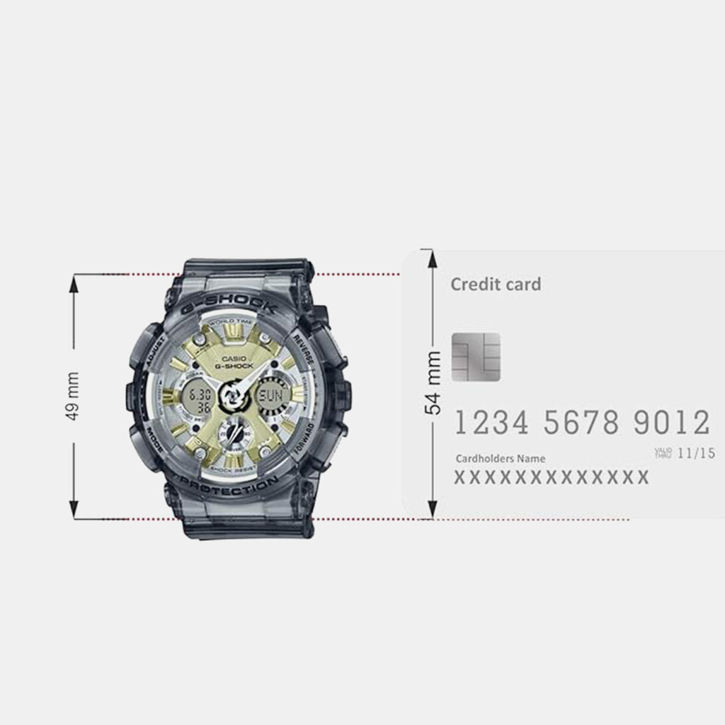 G-Shock Women Quartz Grey Dial Analog-Digital Resin Watch G1226