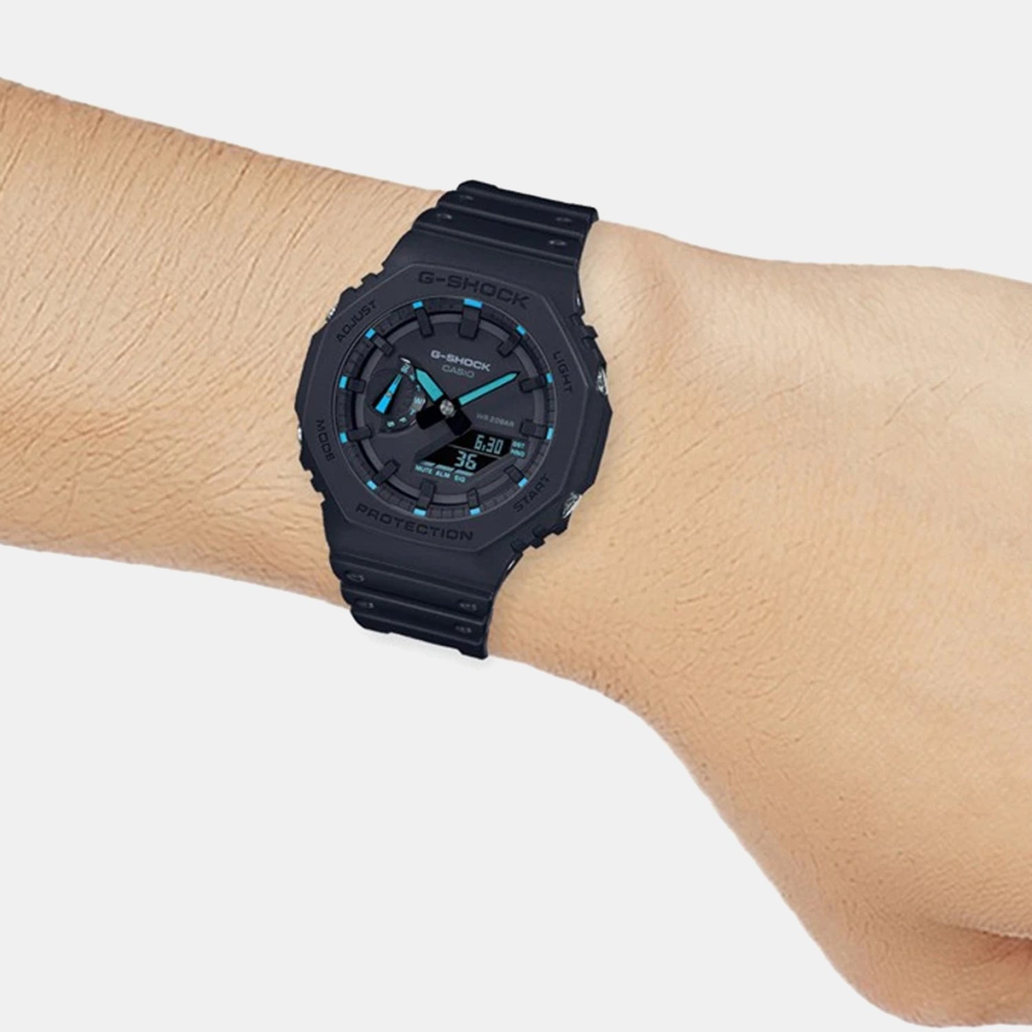 G-Shock Men Quartz Black Dial Analog-Digital Resin Watch G1229