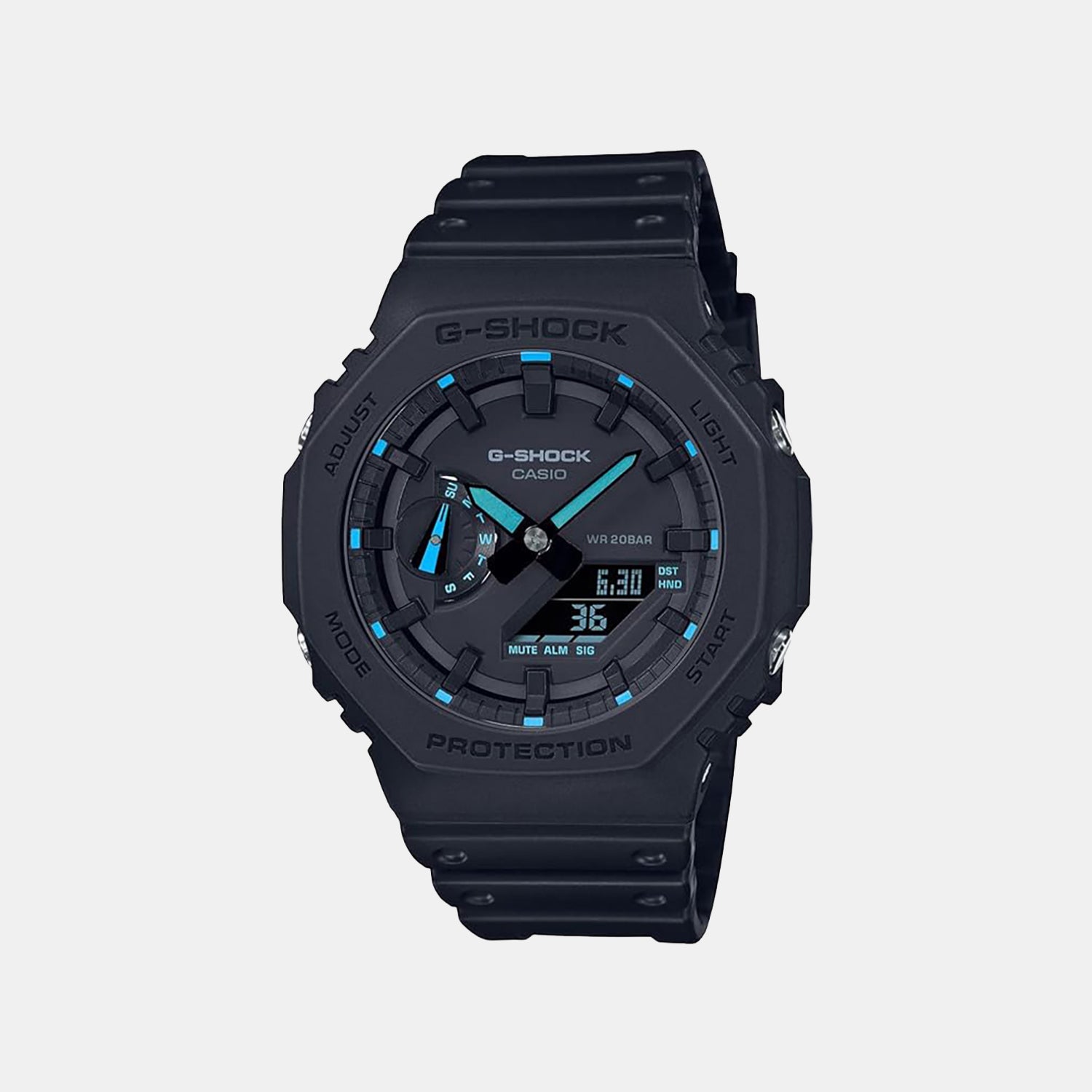 G-Shock Men Quartz Black Dial Analog-Digital Resin Watch G1229