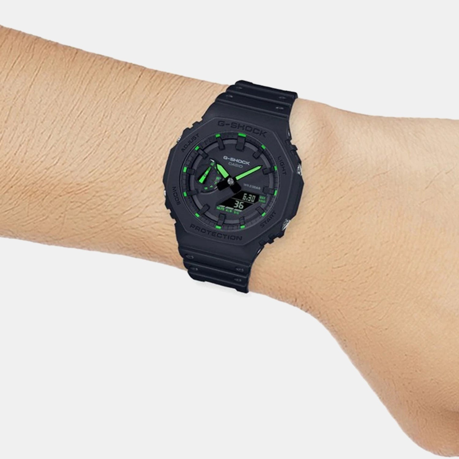 G-Shock Men Quartz Black Dial Analog-Digital Resin Watch G1230