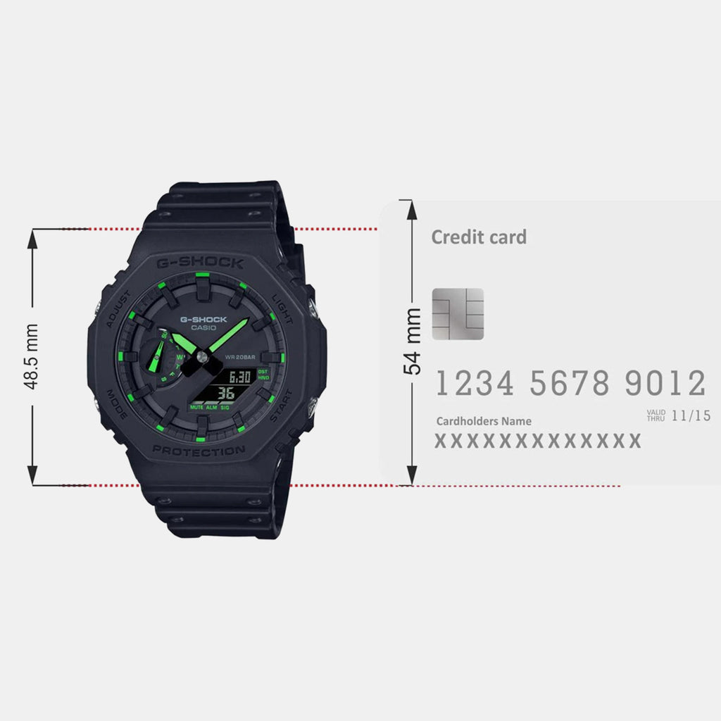 G-Shock Men Quartz Black Dial Analog-Digital Resin Watch G1230