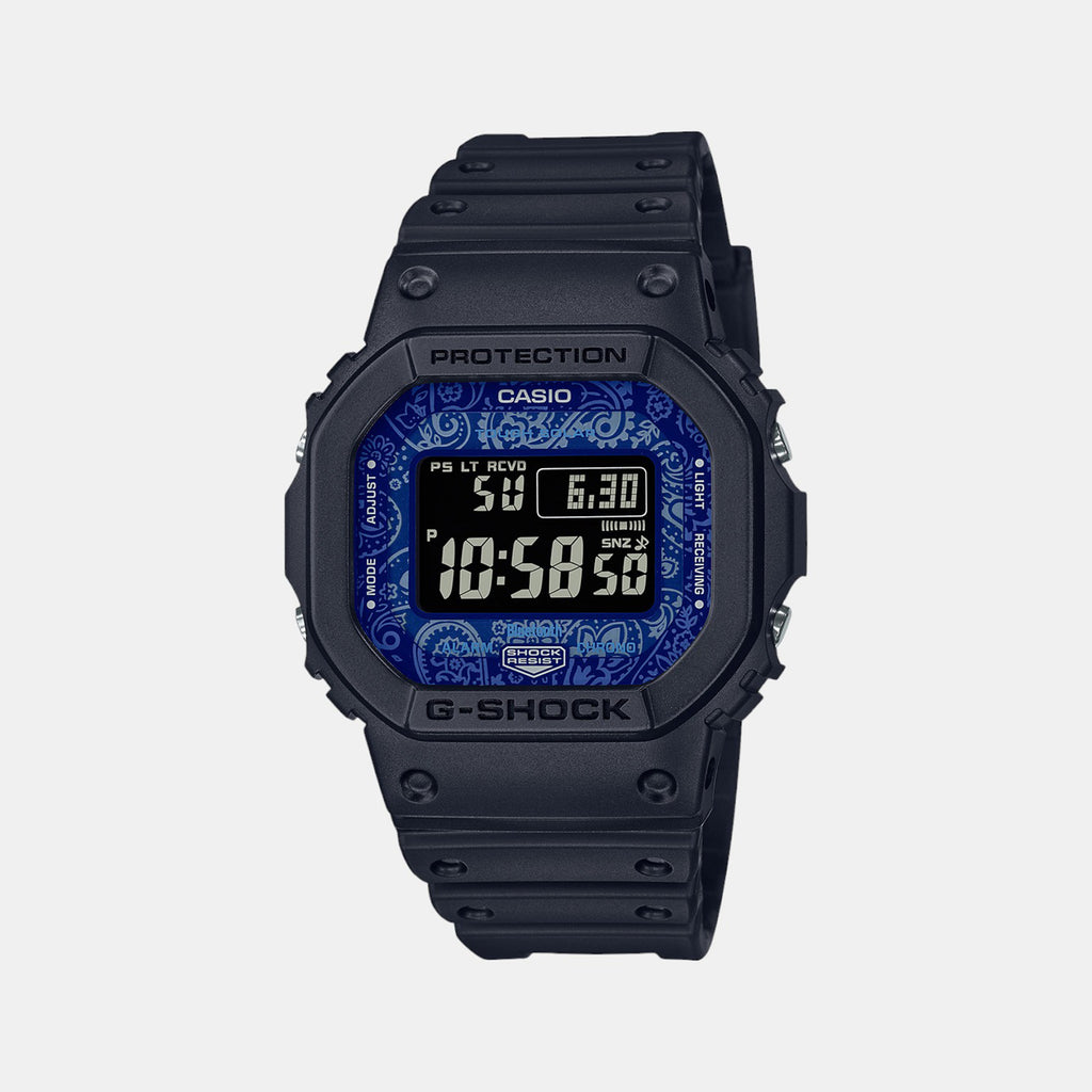 Casio Rectangular Blue Digital watch