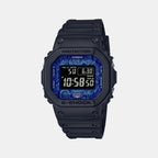Casio Rectangular Blue Digital watch