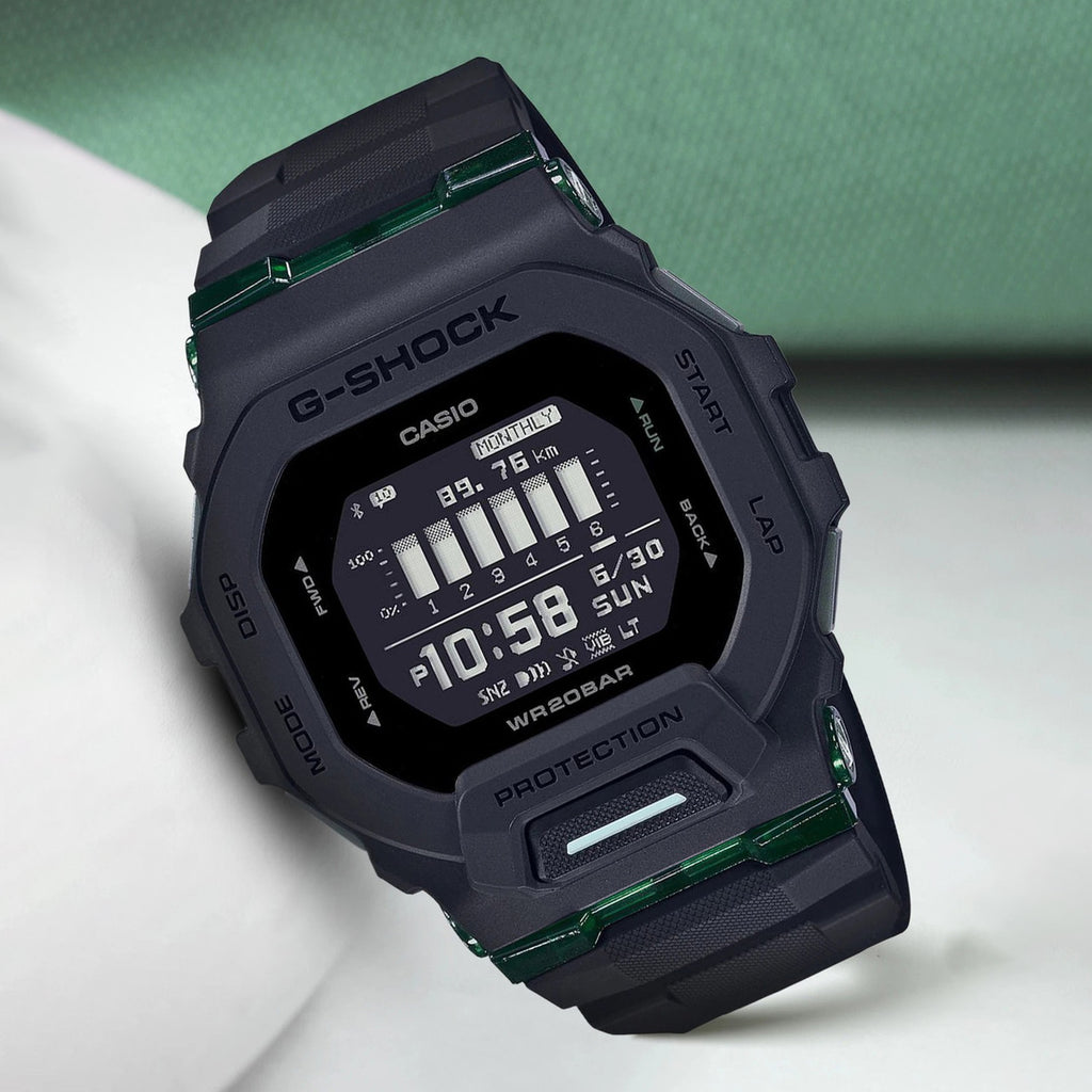 G-Shock Men Quartz Black Dial Digital Resin Watch G1247
