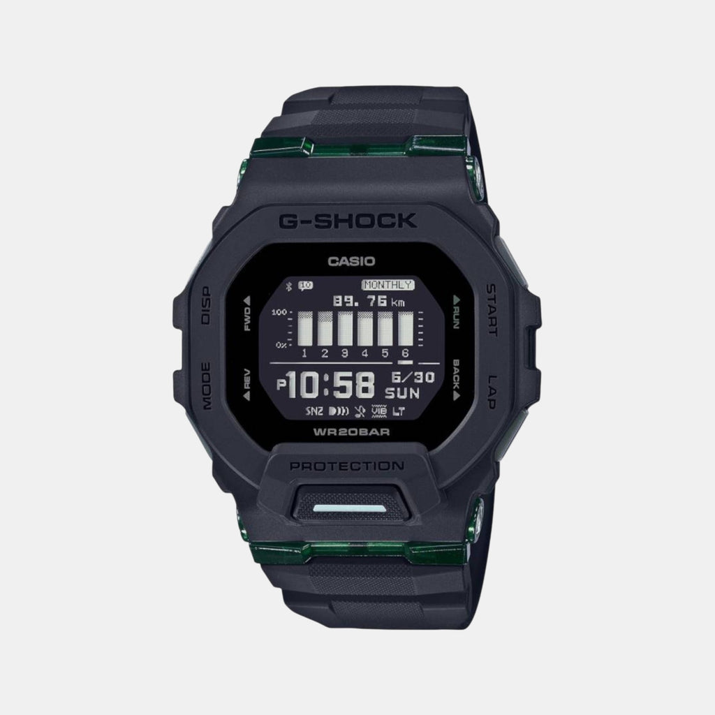 G-Shock Men Quartz Black Dial Digital Resin Watch G1247