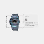 G-Shock Men Quartz Blue Dial Digital Resin Watch G1259