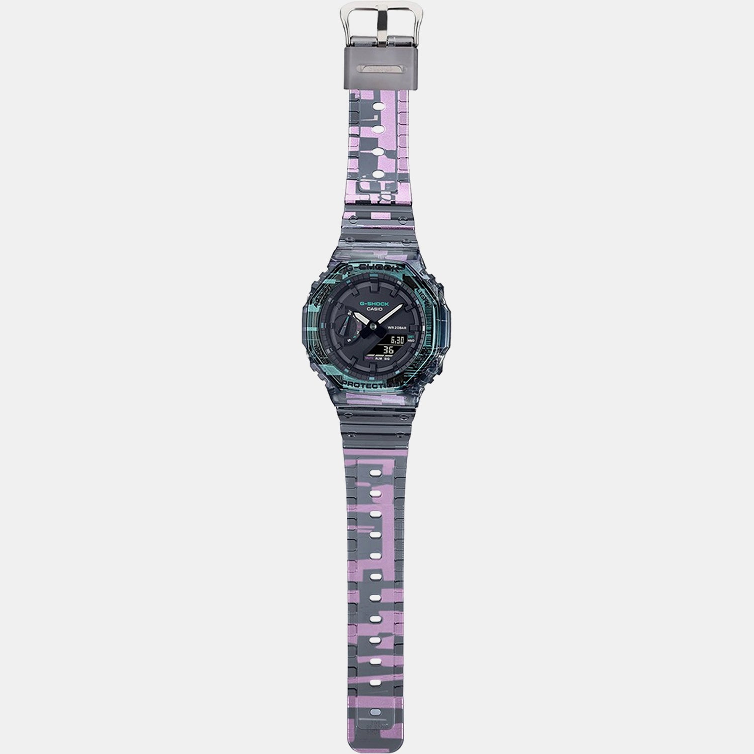 G-Shock Men Quartz Black Dial Analog-Digital Resin Watch G1260
