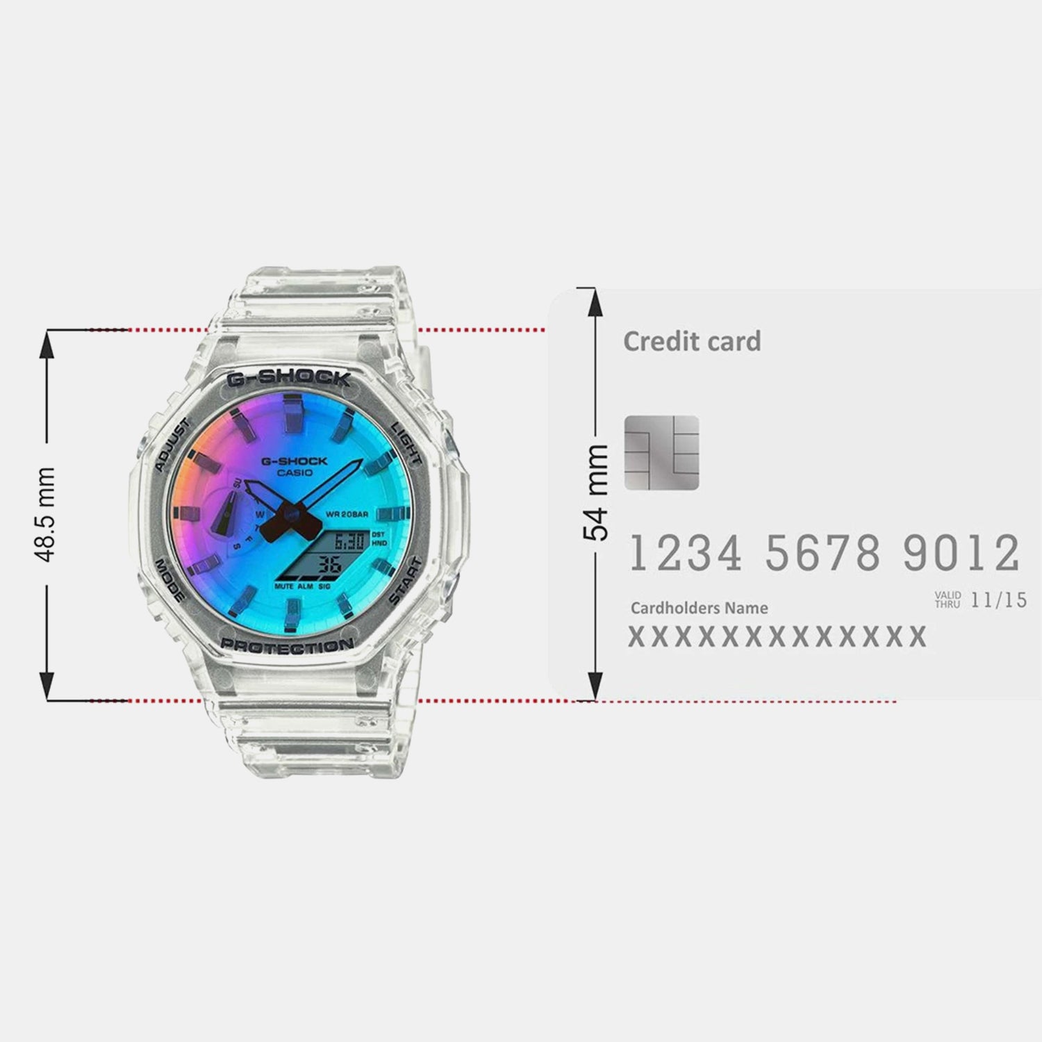 G-Shock Men Quartz Multicolour Dial Analog-Digital Resin Watch G1266
