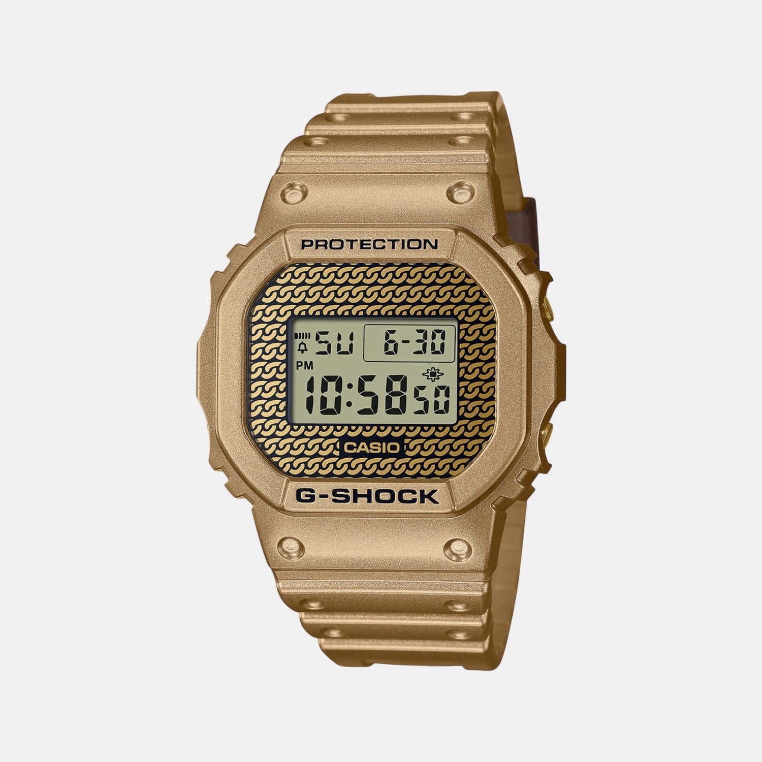 G-Shock Men Quartz Brown Dial Digital Resin Watch G1268