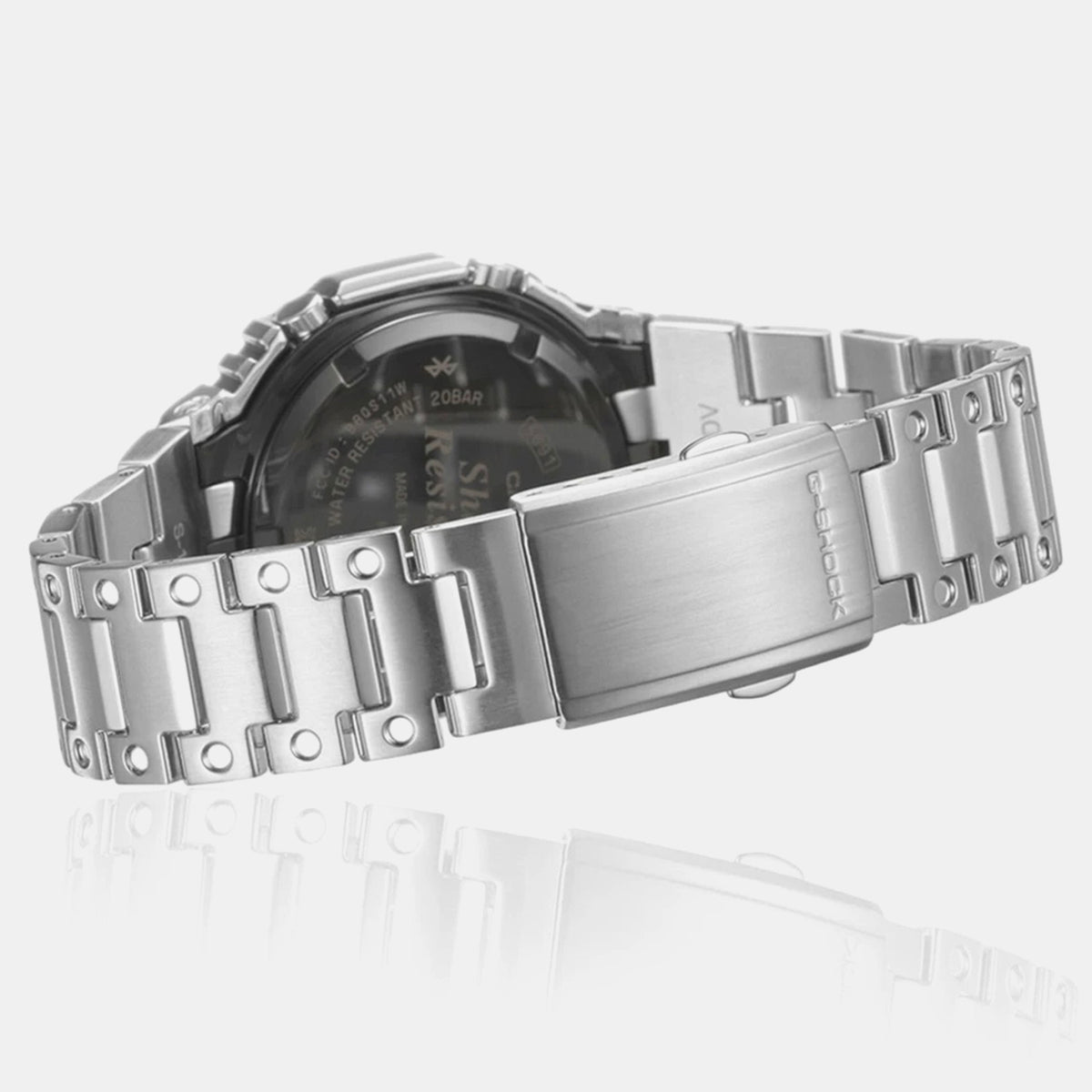 G-Shock Men Quartz Black Dial Analog-Digital Stainless Steel Watch G1270