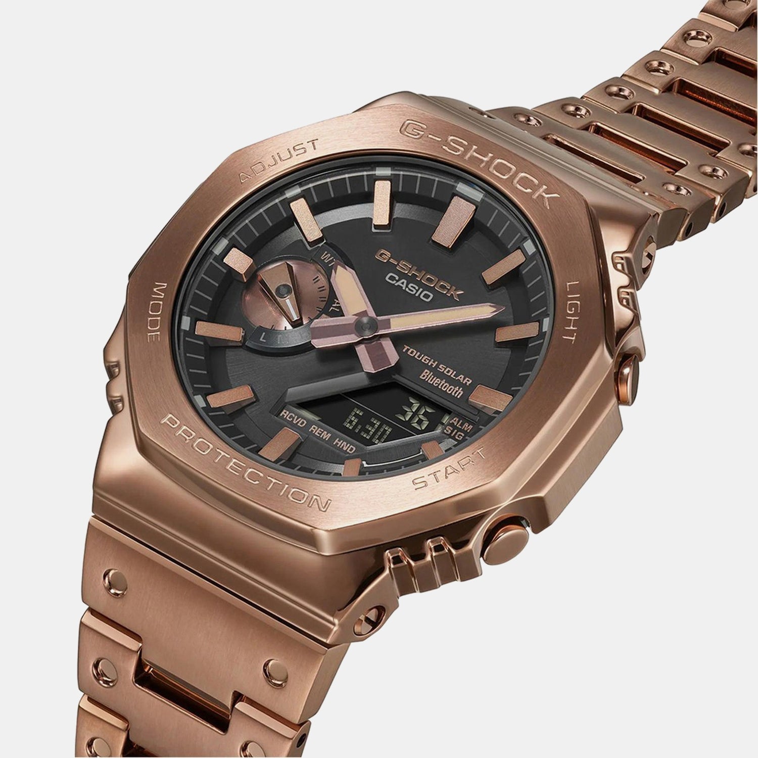 G-Shock Men Quartz Black Dial Analog-Digital Stainless Steel Watch G1272