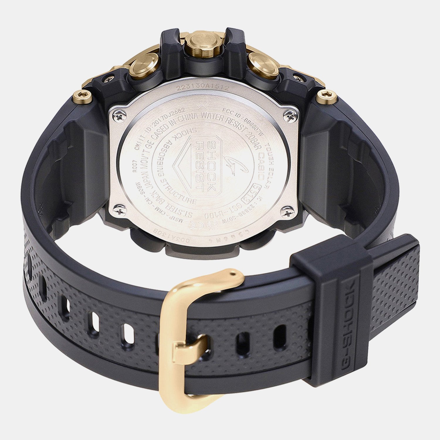 G-Shock Men Quartz Gold Dial Analog-Digital Resin Watch G1273